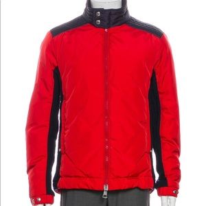 Moncler  Revilette Down Jacket. Red/Navy. Size 4